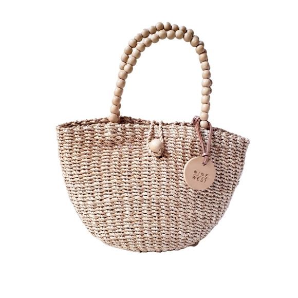 Nine West Handbags - Vintage Nine West Mini Straw Bag